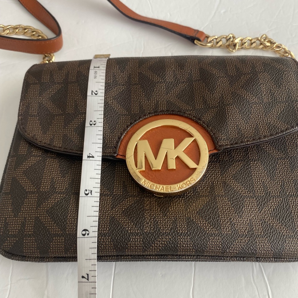 Michael Kors Signature Brown Crossbody Bag - Picture 16 of 16